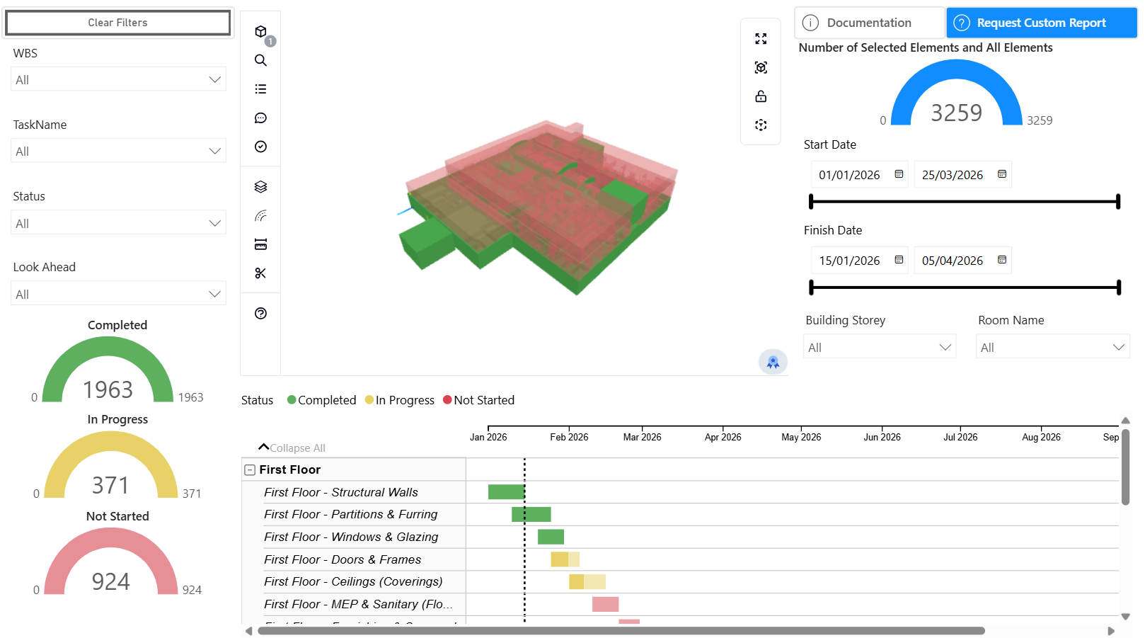 4D Construction Dashboard