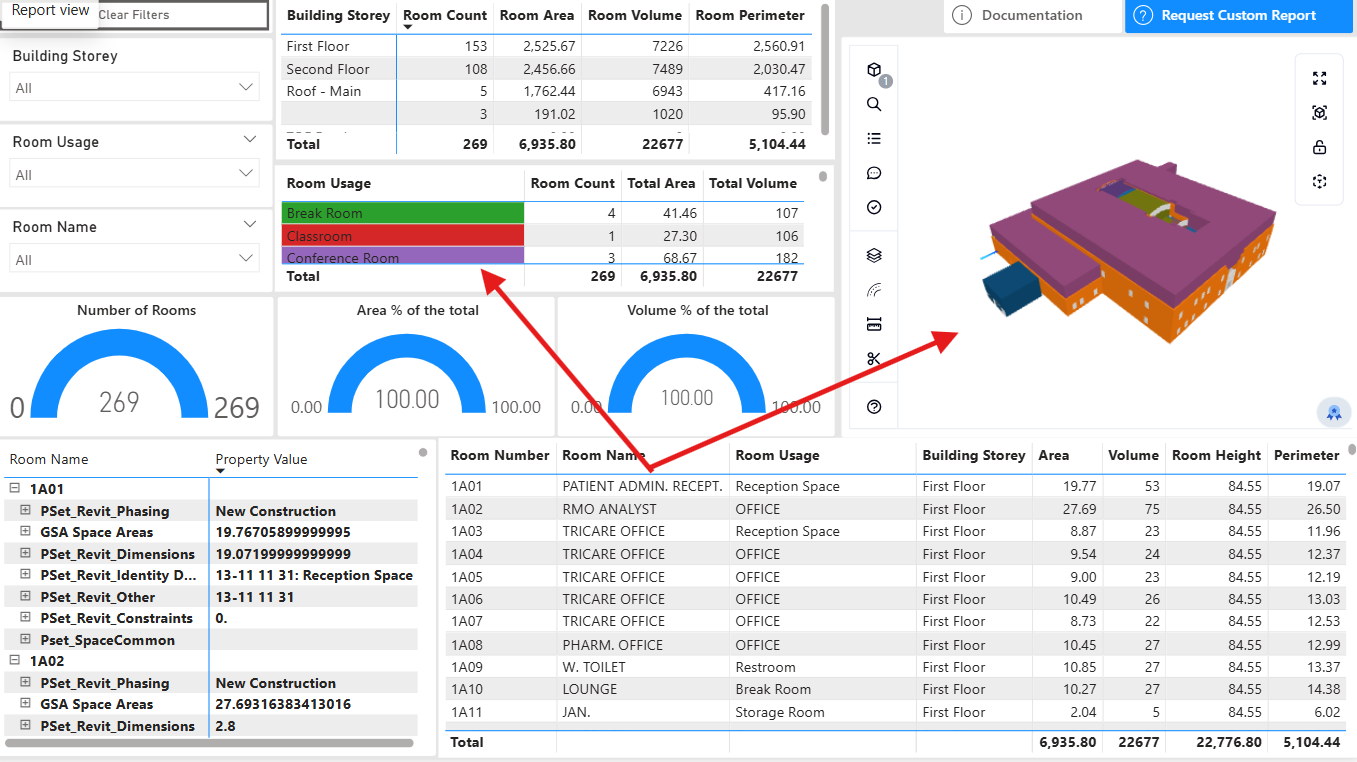 IFC Space Analytics & Occupancy Dashboard